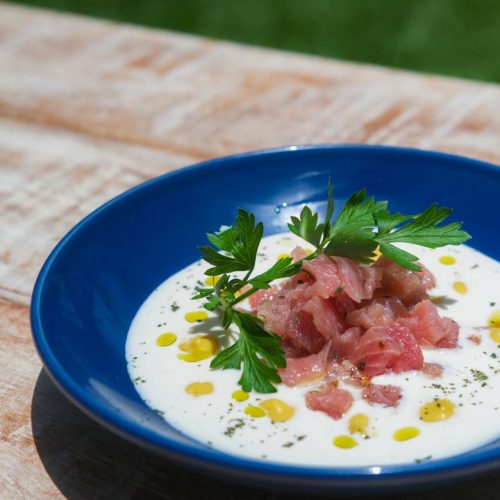 Entrada Crudo de atum